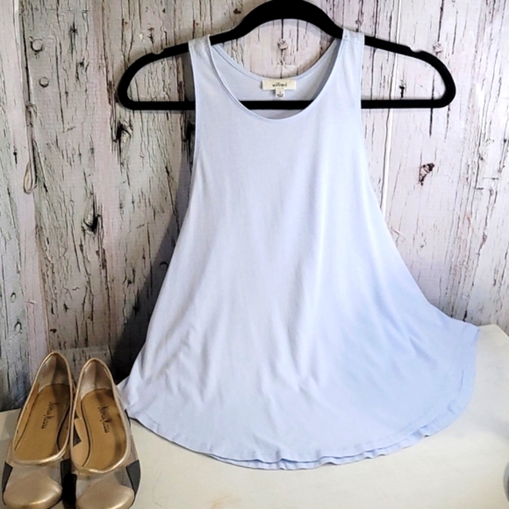 ARITZIA Wilfred Light Blue Tank Small